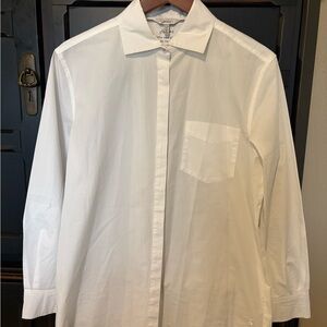 Joules White Button Down Shirt Classic Cotton